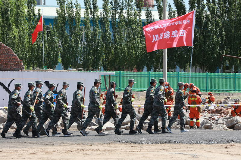 守護(hù)北疆安全?2021 內(nèi)蒙古自治區(qū)抗震救災(zāi)演習(xí)