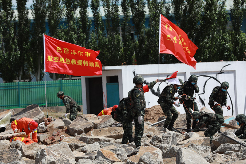 守護(hù)北疆安全?2021 內(nèi)蒙古自治區(qū)抗震救災(zāi)演習(xí)