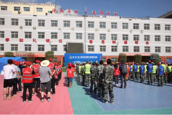 甘肅安全谷成功策劃執(zhí)行省州縣三級(jí)突發(fā)地質(zhì)災(zāi)害避險(xiǎn)演練