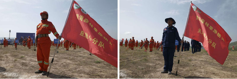 青海舉辦新型高原重載無(wú)人機(jī)防滅火演練